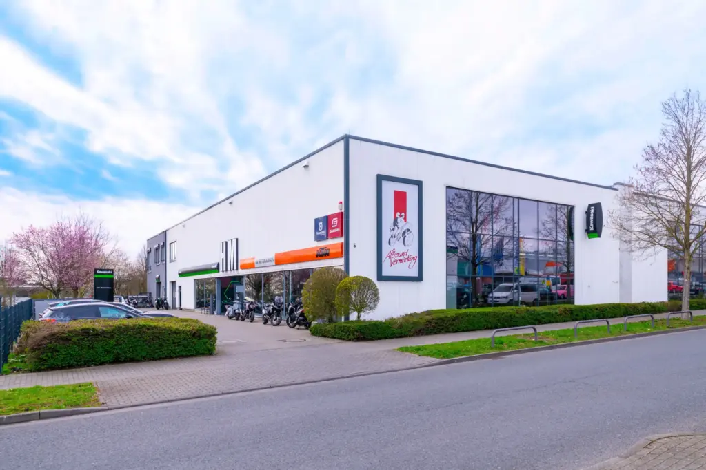 Die Allround Motorradvermietung i Frankfurt von außen